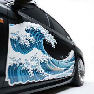 Autocollant de pare-chocs découpé sur mesure avec logo personnalisé - Product Image 4