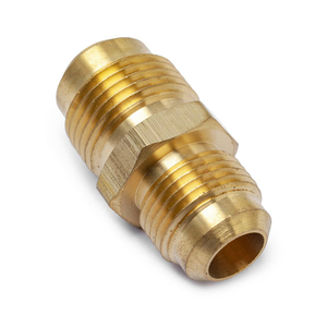 SAE 45 độ Brass Ống Phù hợp giảm Union 3/8 "Flare x 1/4" nam ống Adapter - Product Image 4