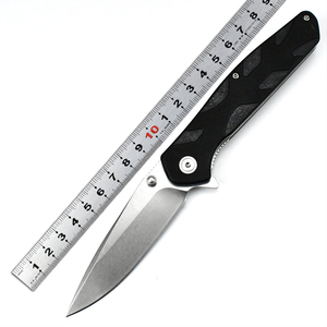 Versand fertiges Selbstverteidigung werkzeug EDC Taschen messer D2 Stahl G10 Griff tragbare OEM Outdoor Wandern Tauchen Klappmesser
