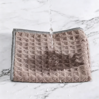 Lot de torchons de cuisine en microfibre gaufrée à séchage rapide pour le nettoyage – Vente en gros usine