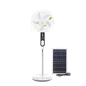 Easy Power <b>Remote</b> <b>Control</b> Solar Rechargeable Fan Stand Fan Battery Fan Rechargeable With LED <b>Light</b> TYFS-02 Mini Portable - Product Image 2