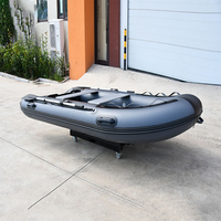 Bote de Rescate Inflable de PVC de 3.3m con Piso de Láminas de Aleación de Aluminio y Asientos Removibles