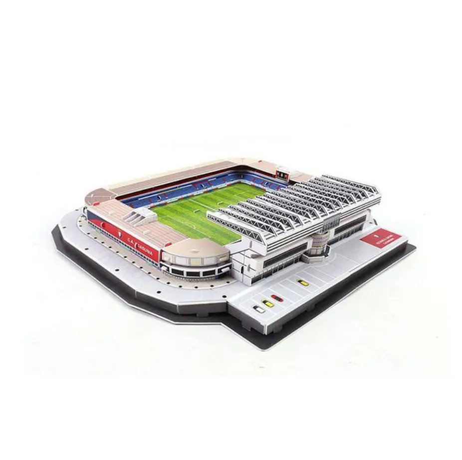 Estadio El Sadar World Famous Building 3d Puzzle Anniversaire Enfants Cadeau Article