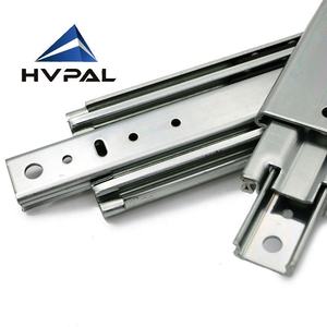 HVPAL Venda Quente Extensão Completa Heavy Duty Ball Bearing Trilho de Deslizamento 3 Seção Gaveta <span class=keywords><strong>Slides</strong></span> 500lb Corredor para Uso Industrial - Product Image 2