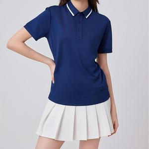 Chemise unisexe en coton mélangé, col rond, manches courtes, sérigraphie, patte de boutonnage à 3 boutons, coupe décontractée, tricot personnalisé, 180g - Product Image 1