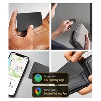 Pelacak Pintar Anti Hilang GPS 4G Ultra Tipis Plastik Tahan Air IP68 Navigasi IOS MFI Find My Google Android Find Hub