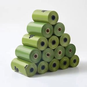 Eco-Friendly <b>Compostable</b> Dog Poop <b>Bags</b> | Biodegradable Cornstarch PLA PBAT Scented HY Brand Custom Size Color - Product Image 4