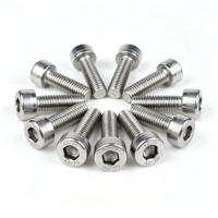 Grand stock de vis à tête hexagonale DIN912 A2-70 304SS en acier inoxydable, vis métriques Allen pour distributeurs de quincaillerie