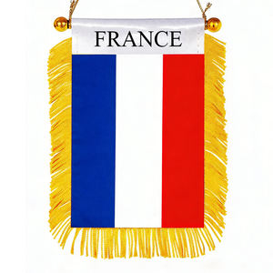 Drapeau à main miniature personnalisé 21x14cm en polyester imprimé numériquement, à faible MOQ, pour défilés, vente en gros, <span class=keywords><strong>pas</strong></span> <span class=keywords><strong>cher</strong></span> - Product Image 1