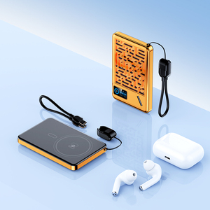 NOUVEAU 2026 – Batterie externe magnétique 22,5 W, 5000/10000 mAh, ultra-fine, boîtier en aluminium, chargeur sans fil pour <span class=keywords><strong>iPhone</strong></span> 15, 14, 13 - Product Image 6