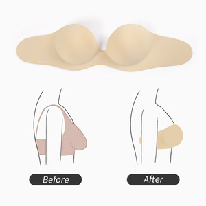 <span class=keywords><strong>Reggiseno</strong></span> Adesivo Senza Spalline e Senza Schienale <span class=keywords><strong>con</strong></span> Push-up, <span class=keywords><strong>Reggiseno</strong></span> <span class=keywords><strong>in</strong></span> <span class=keywords><strong>Silicone</strong></span> <span class=keywords><strong>con</strong></span> <span class=keywords><strong>Ferretto</strong></span> Imbottito Invisibile Riutilizzabile Adesivo <span class=keywords><strong>in</strong></span> Pizzo 3D per Donne - Product Image 6