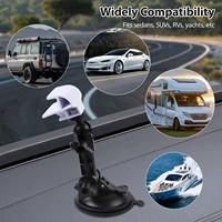 Soporte de ventosa fuerte para salpicadero de coche para Starlink Mini, kit de montaje con ángulo ajustable para antena parabólica estable