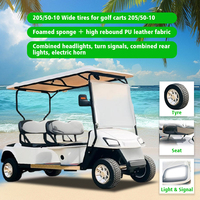 Voiturette de golf électrique Tarion 4 places à prix de gros, moteur asynchrone AC 3,5 kW, batterie au lithium, certification CE, 30-50 km/h
