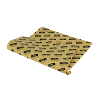 Papier kraft pour emballage, rouleau de papier kraft brun imprimé sur mesure pour papier artisanal