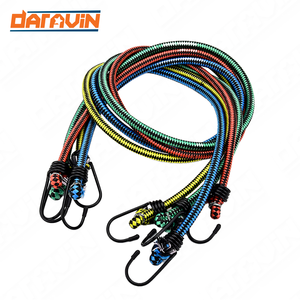 8Mm Cao Su Vòng Lặp Nhiệm Vụ Nặng Nề Việt Nam Tùy Chỉnh Cao Su Đôi Đàn Hồi Móc Móc Bungee Dây Dây Dây Carabiner - Product Image 6