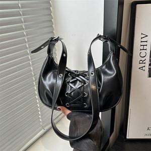 Nuevo bolso plisado estilo ballet con cremallera y lazo, bolso de hombro moderno para mujer - Product Image 2