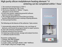 Horno de Sinterización de Zirconia Dental Lyaron AN-0251U con Certificación CE y Calentamiento Rápido Programable
