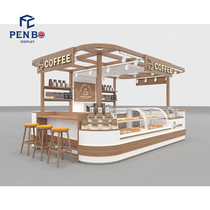 Chiosco Caffè in Legno Arabica Chiosco Panetteria e Bar per Centro Commerciale Ristorante Chiosco Alimentare Prefabbricato Design di Arredamento - Product Image 2