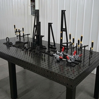 Nouvelle plateforme de soudage flexible 3D Meisida D28/D16 en acier Q355 nitruré, table modulaire, assemblage de soudage industriel personnalisé 1