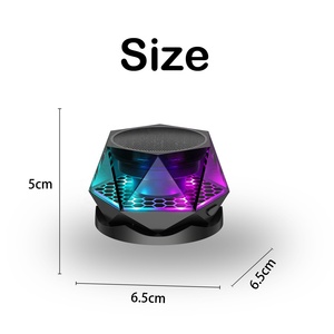 Mini <span class=keywords><strong>RGB</strong></span> G300 cho bluetooth loa không dây với 5 Wát điện Kim Cương thiết kế từ tính Pháo điện thoại đứng máy nghe nhạc cho điện thoại di động - Product Image 3