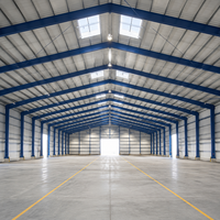 Structure en acier préfabriquée pour entrepôt, atelier, usine, bâtiment commercial, stockage, ingénierie, hangar industriel