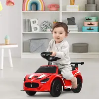 Bambini Ride On Car, Con Licenza Maserati Piede per Pavimento di Guida Auto con Vari Suoni, ampia Seduta e Vano Portaoggetti