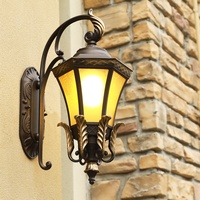 Applique murale LED en métal de Style country américain nordique luminaires créatifs en verre en aluminium comprend une ampoule pour la décoration intérieure jardin