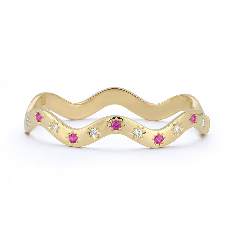 ทับทิม + ชัดเจน CZ