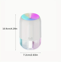 Humidificador de Aire Colorido con USB, Bajo Voltaje, Silencioso, Pequeño, Aromaterapia, Purificador de Aire para Hogar y Auto, Mini Modelo 988