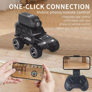 Voiture RC miniature 1:64, 2.4G FPV, voiture de drift RC avec caméra HD, contrôle par application WiFi, voiture de course à grande vitesse, voiture de cascades, jouet cadeau pour enfants et adultes - Product Image 2