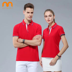 Polos de Negocios Unisex de Alta Calidad con Logotipo Personalizado, <span class=keywords><strong>Poli</strong></span>éster y Algodón Transpirable, para Equipos de Golf y Empleados - Product Image 5
