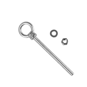 Perno de ojo de acero inoxidable 316 JIS1169 con tuerca, cabeza redonda, tornillo de extensión para elevación y bloqueo - Product Image 3