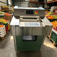 Machine d'emballage automatique de barquettes de viande de qualité alimentaire pour supermarchés, emballage de barquettes de bœuf, de porc et de poisson