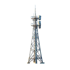 Hochbelastbarer Maßgefertigter Telekommunikations-Winkelstahlturm Kohlenstoffstahl Feuerverzinkt für 4G/5G-Antennen - Product Image 2