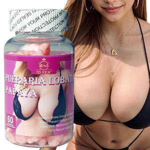 OEM Private Label Alargamento Do Peito Pílulas Aumento do Peito Booty Gummy Firming Crescimento Alargamento Do Peito Gomas - Product Image 3