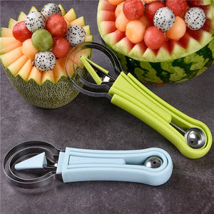 Juego de Cuchara para Hacer Bolas de Melón Multifuncional de Calidad Perfecta, Herramienta de Cocina Duradera para Preparar Frutas de Melón - Product Image 3