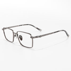 Monturas de Gafas con Protección UV, Estilo Punk, Marco Completo Sólido, Dorado, Duradero, Ligero, para Presbicia, Personalizables con Logotipo, para Hombre y Mujer - Product Image 3