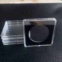 Boîte à pièces carrée de 50 mm, support pour lingots d'or et d'argent, capsule pour barres d'or