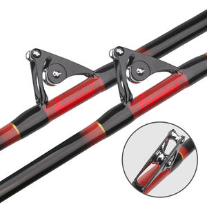 Caña de Pescar SG-T de Fibra de Vidrio Sólida, 5'6", 40-100lb, 1 Sección, Profesional, para Pesca de Arrastre en Alta Mar, para Atún y Grandes Capturas - Product Image 6