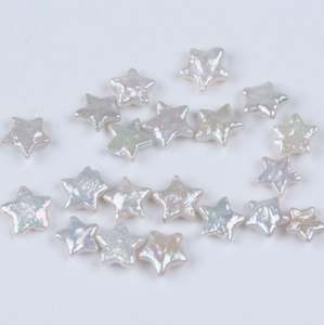 Perles en forme d'étoile à bas <span class=keywords><strong>prix</strong></span> en gros, perles baroques d'eau douce de 10-12 mm, perles baroques pour la fabrication de bijoux - Product Image 2