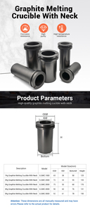 Chất Lượng Cao 1Kg Vàng Nóng Chảy Graphite Crucible Đúc Đồng Thau Bạc Vàng Cho Điện Nóng Chảy Lò Công Cụ Đồ Trang Sức - Product Image 6