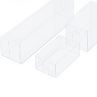 Kailiou Boîte d'emballage en plastique pliable avec serrure, en PVC haute transparence 0,3-0,5 mm, populaire pour la protection des modèles de voitures, recyclable