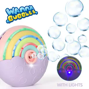 Kinder Bubble Camera Elektrisches Spielzeug Sommer Outdoor Seife Spielzeug Batterie betriebene Musik Light Up Maschine Kunststoff Bubble Blower
