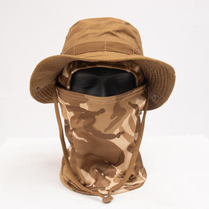 Chapeau tactique d'été pour activités de plein air, style militaire, camouflage, large bord, respirant, protection <span class=keywords><strong>solaire</strong></span>, idéal pour la pêche et les aventures en extérieur - Product Image 2