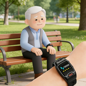 Reloj Inteligente Android con GPS y SIM 4G, Botón SOS, Monitor de Ritmo Cardíaco, Resistente al Agua IP67, 6-7 Días de Duración de la Baterí<span class=keywords><strong>a</strong></span>, Caja de Aleación, Correa de Silicona - Product Image 1