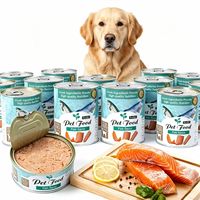Nourriture humide pour chien en conserve 375g, saveur viande fraîche naturelle (bœuf, poulet, poisson), nourriture humide en conserve pour chien, vente en gros pour chiens adultes et chiots, friandises