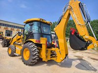Fabrication officielle chinoise, meilleur tracteur compact d'occasion Jcb 3cx, mini-chargeur compact 4x4, excavatrice à roues, chargeuse-pelleteuse
