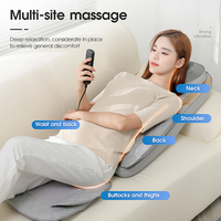 Coussin de massage à pétrir avec thérapie thermique pour le soulagement de la douleur au bas du dos et la relaxation complète du corps dans le coussin de massage au bureau à domicile