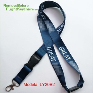 Lanières en polyester personnalisées à sublimation thermique, économiques et de qualité usine, avec porte-badge en PVC rigide - Product Image 5
