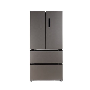 Refrigerador de Acero Inoxidable de Cuatro Puertas con Descongelación Automática de 220 Voltios para Uso Doméstico DM-680WAXE - Product Image 1